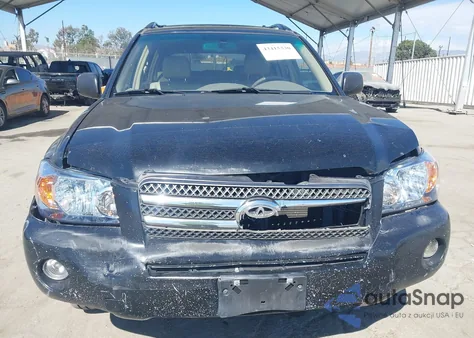 2006 Toyota Highlander Hybrid Limited V6 из США, поврежденный, VIN JTEEW21A960027709